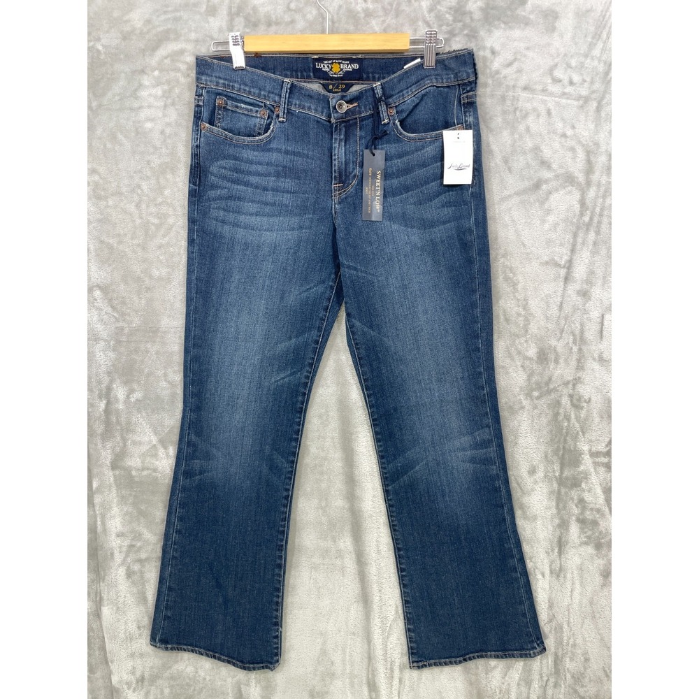 NEW Lucky Brand Sweet N Low Boot Jeans Women's Size 8/29  Ankle Inseam 30" NWT